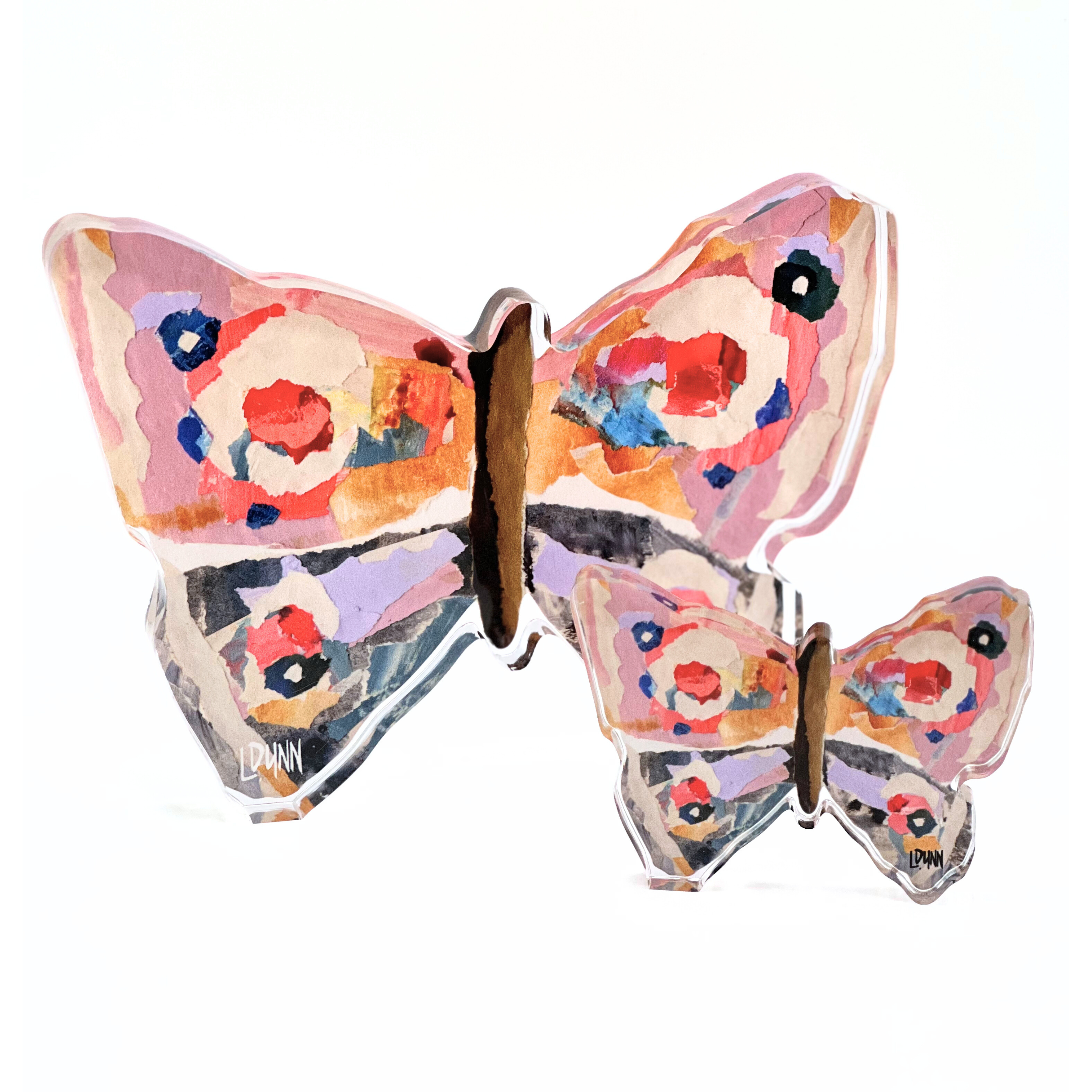 Lavender Haze Acrylic Butterfly Bitty Block