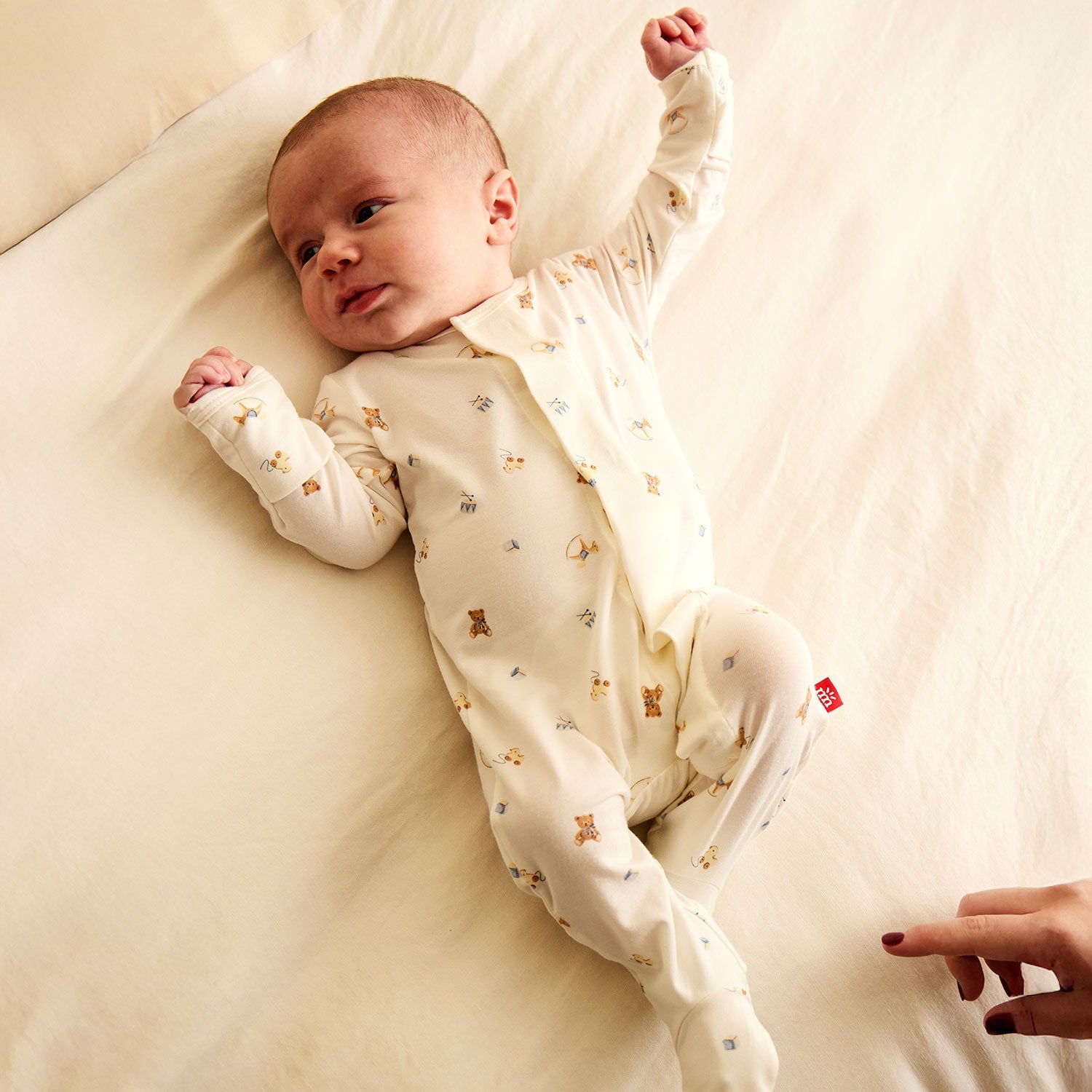 LULLABY LANE MODAL MAGNETIC FOOTIE 3-6MOS