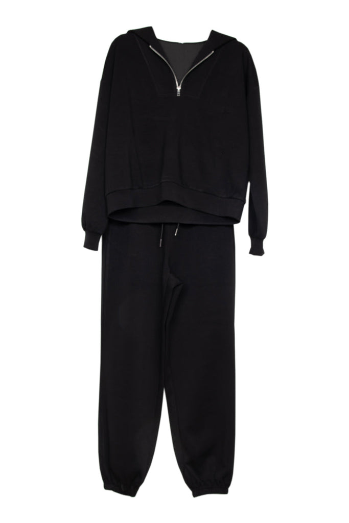 BLACK SCUBA PANTS SET-LARGE