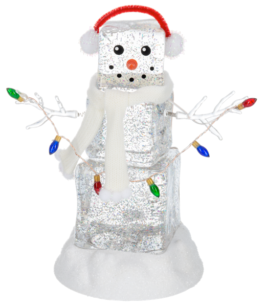 LED WATER GLOBE SNOWMAN