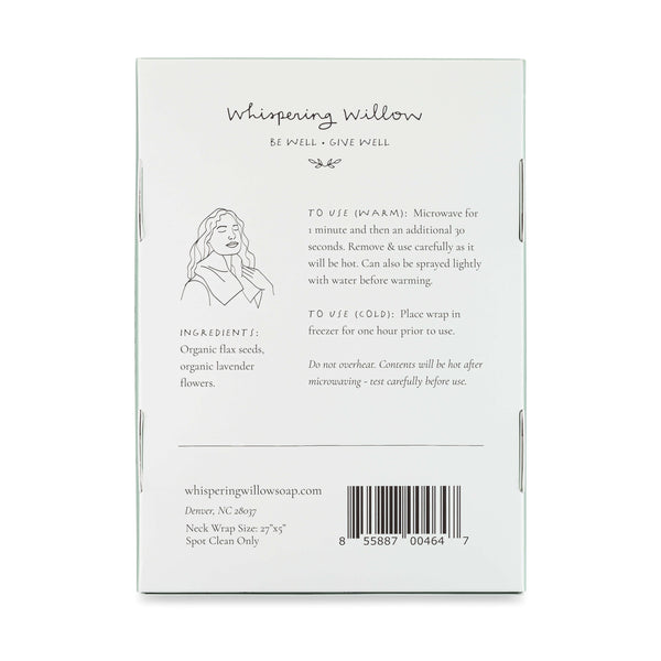 SECRET FOREST LAVENDER NECK WRAP