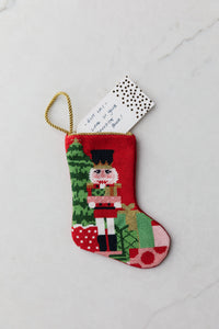 CLASSIC NUTCRACKER BAUBLE STOCKING
