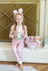EASTER BUNNY BAUBLE STOCKING