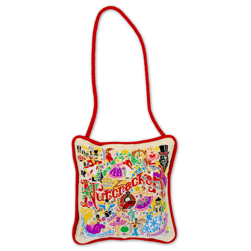 MINI PILLOW ORNAMENT-NUTCRACKER