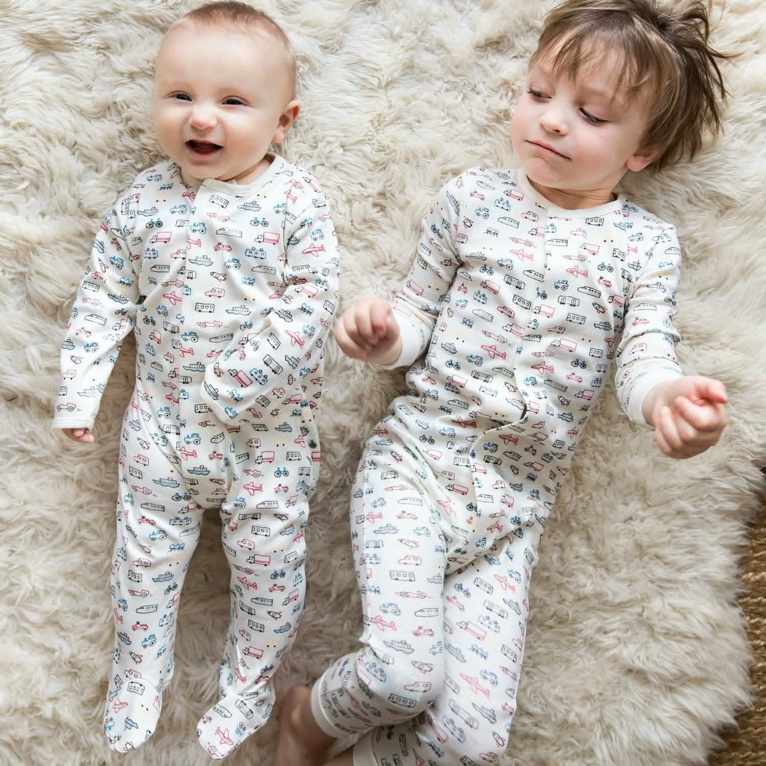 Forever Allwaves Organic Cotton Magnetic Coverall 3 - 6 Mos.