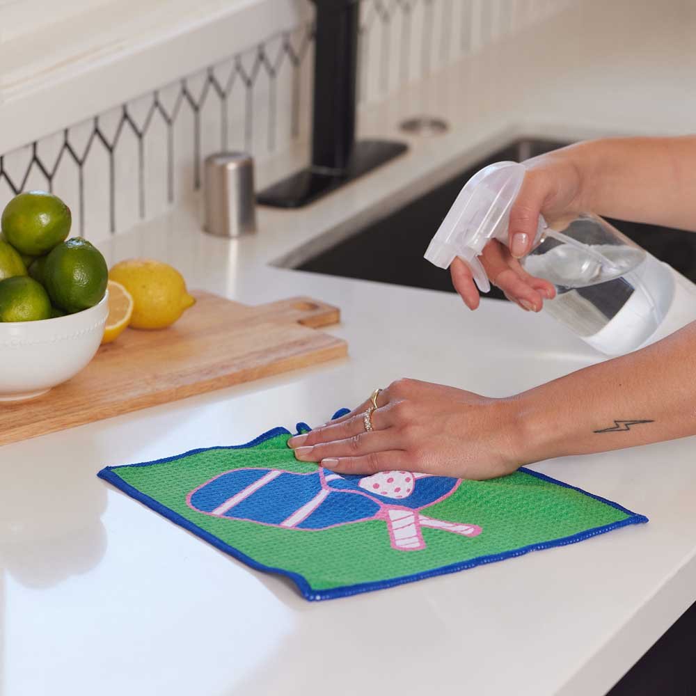 Pickleball Dish Cloth (set of 3) Blue