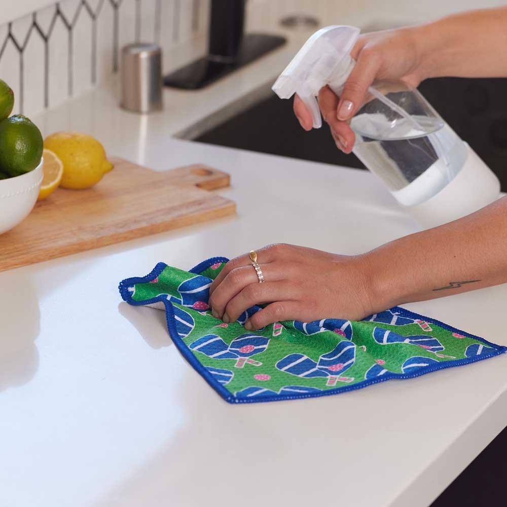 Pickleball Dish Cloth (set of 3) Blue