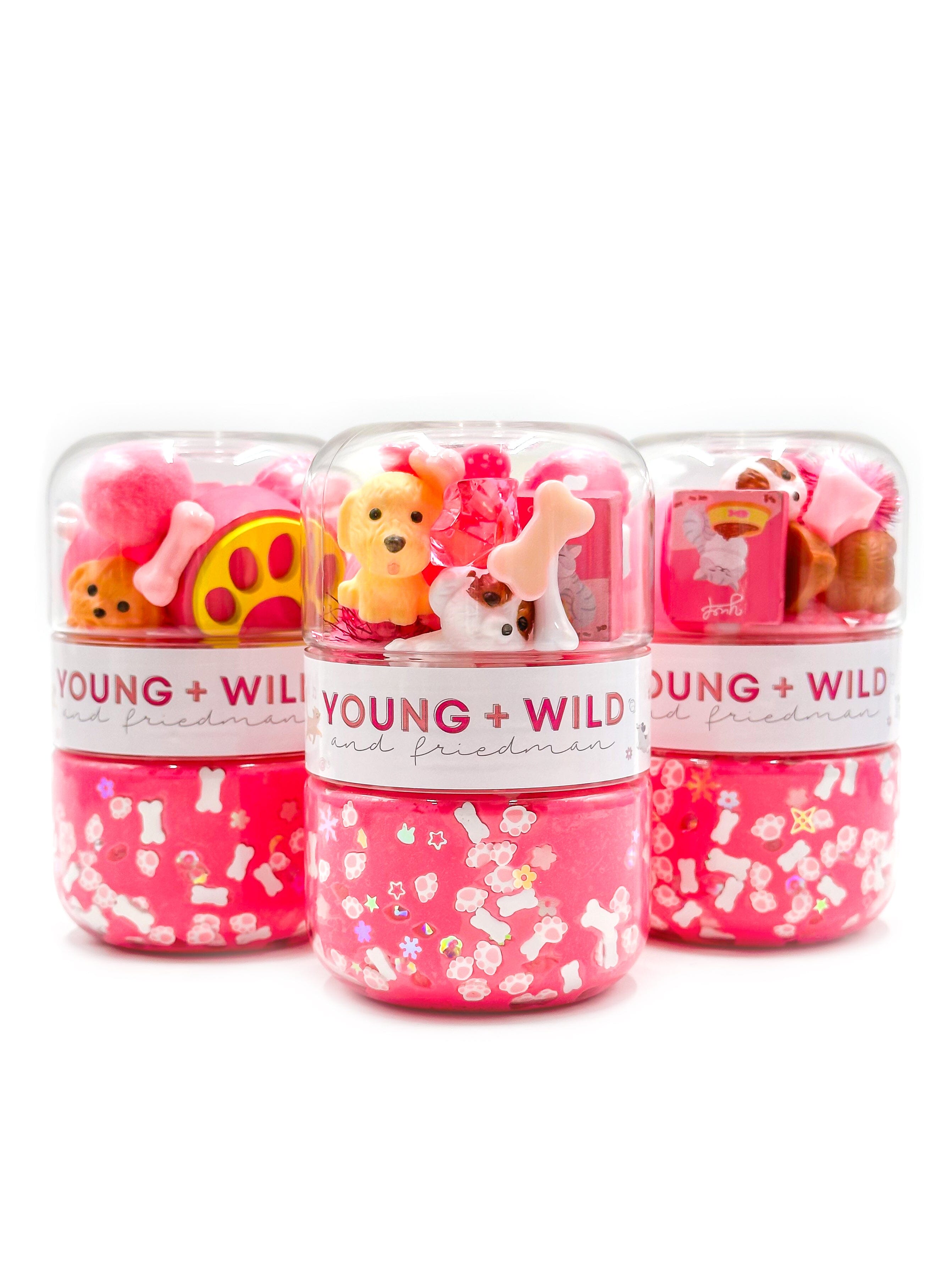 Grab & Go Dough Jar - Pink Pet Shop