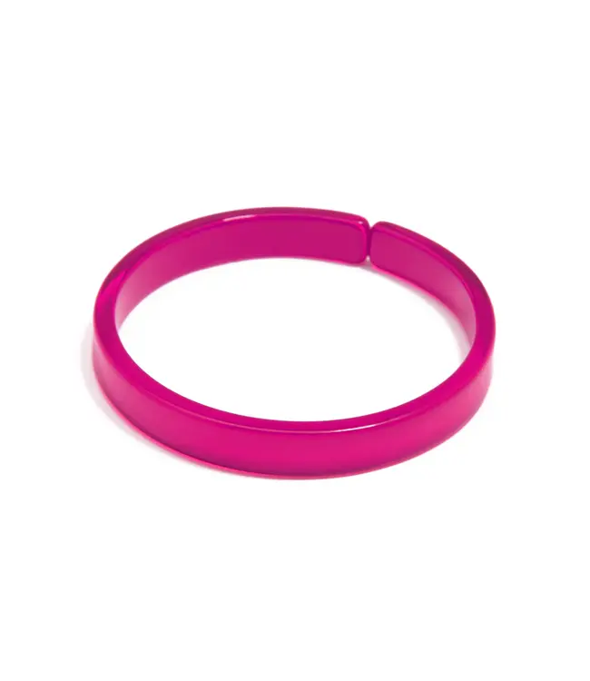 SKINNY RESIN BANGLE-TAN