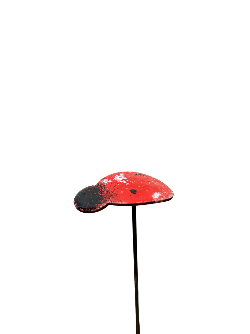 Copper Enamel Ladybugs Poke - Small