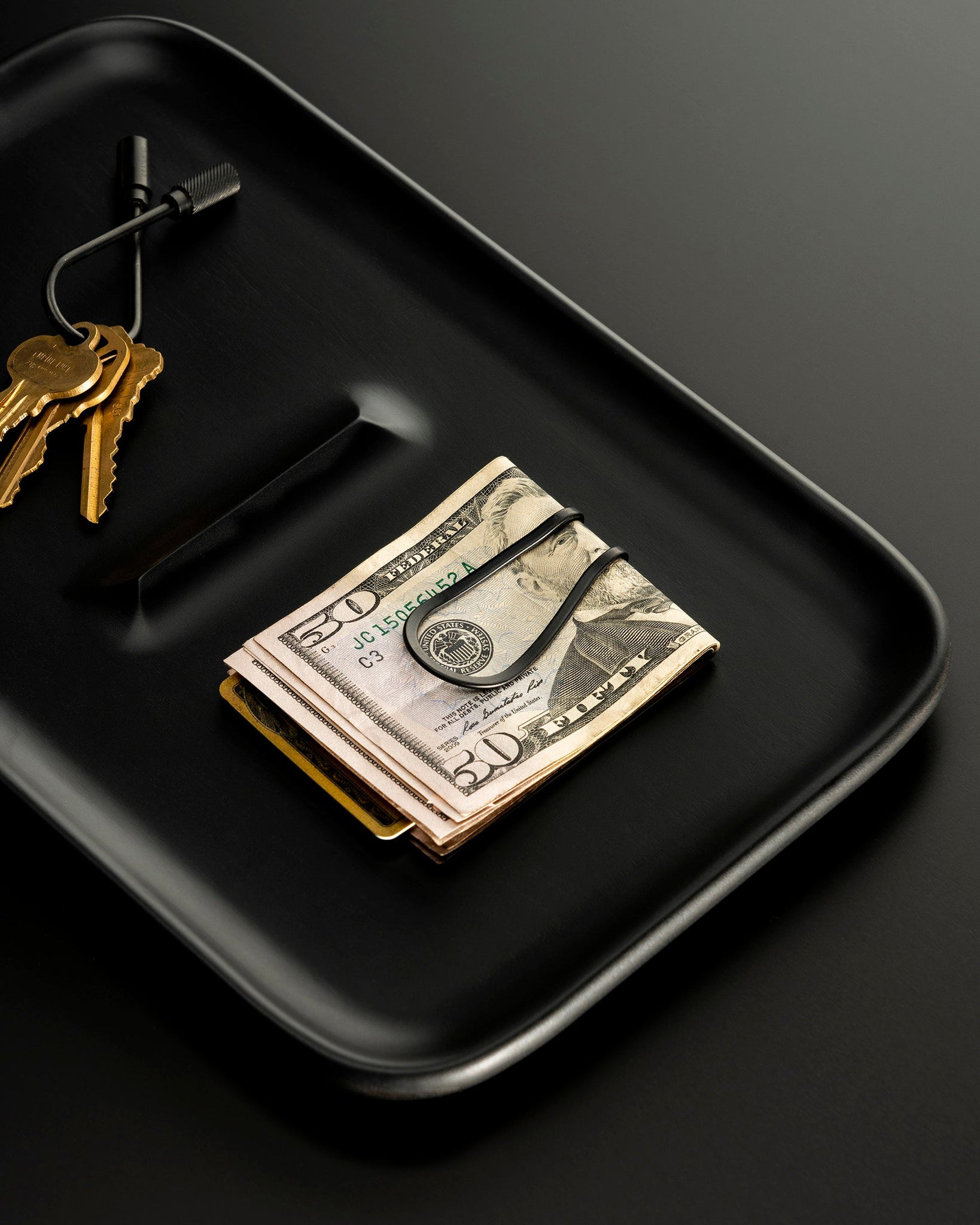 Station Money Clip - Vapor Black