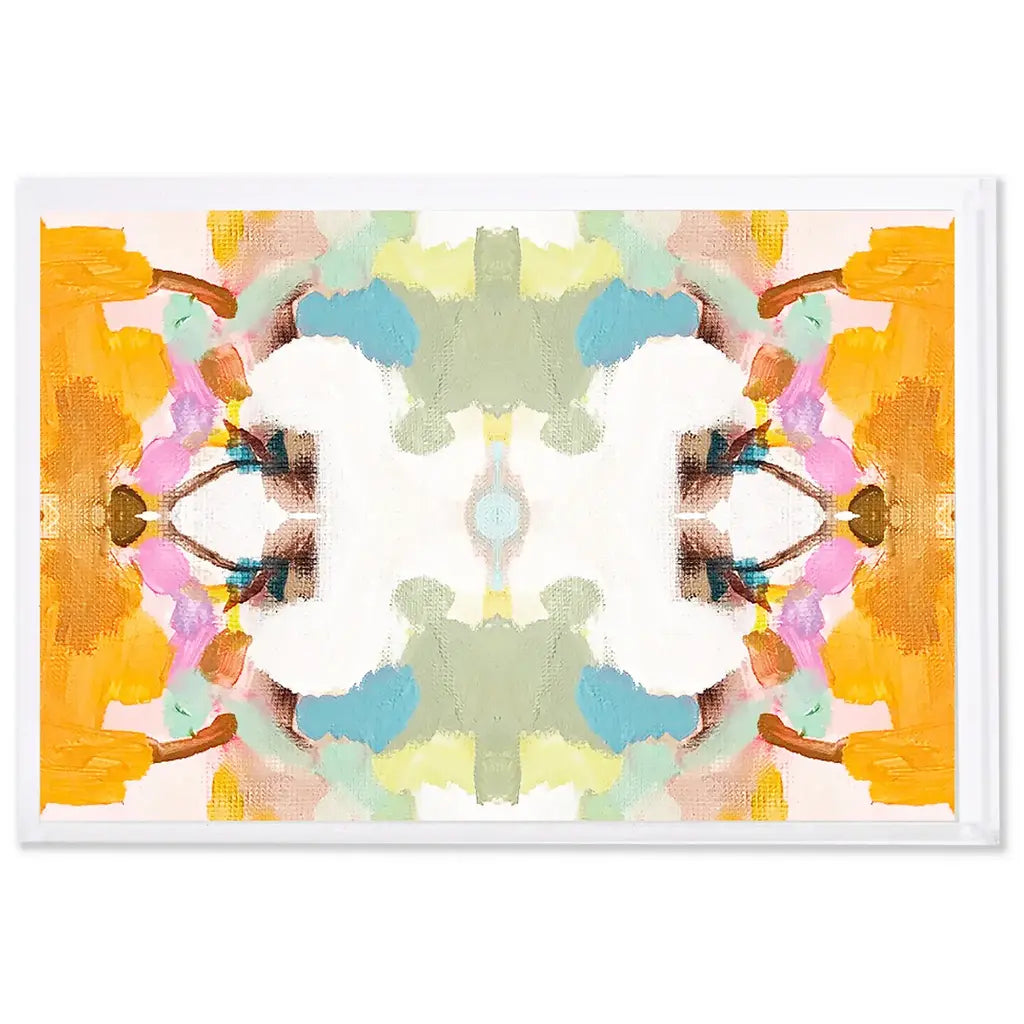 ACRYLIC TRAY ORANGE CRUSH/LAURA PARK