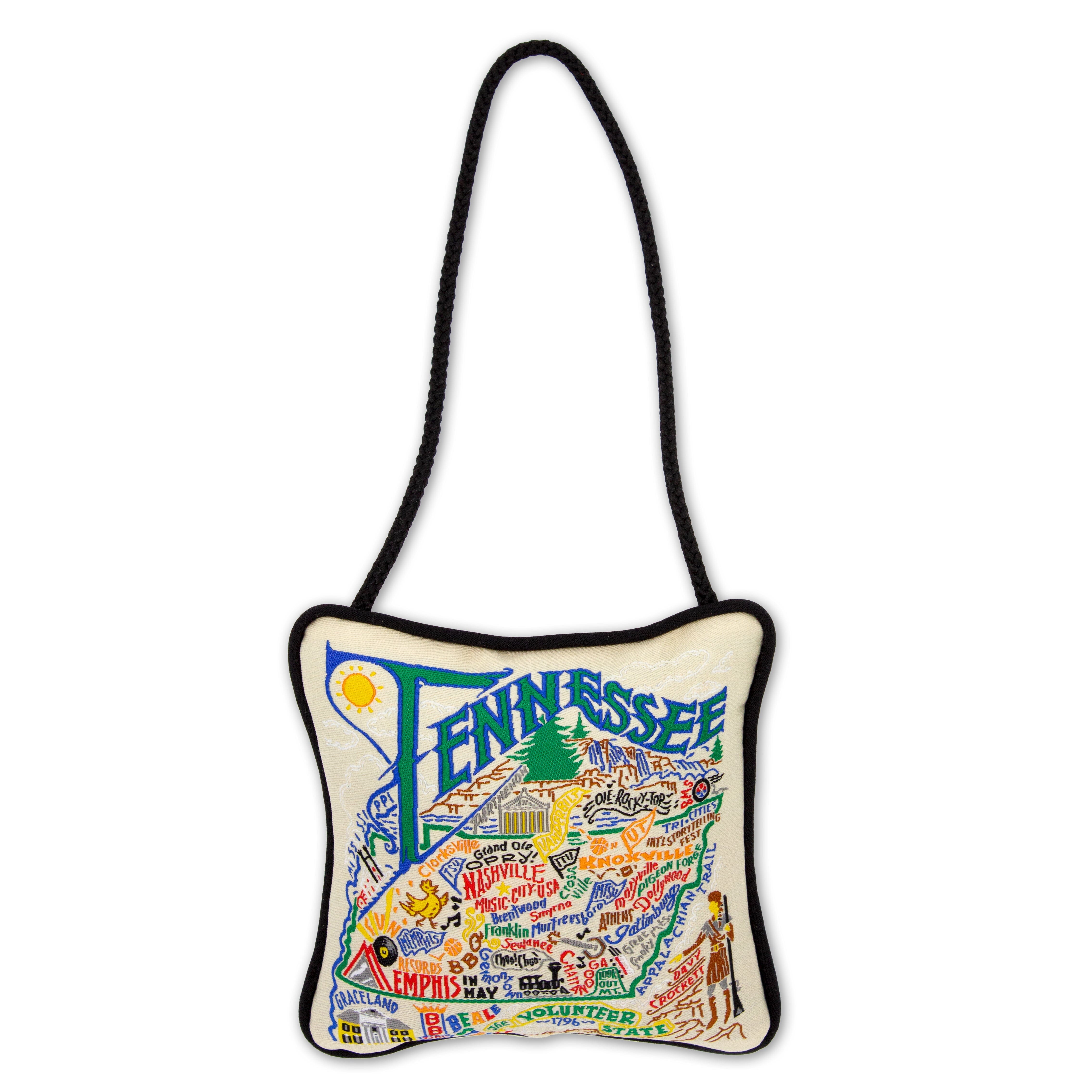 Mini Pillow Ornament - University of Tennessee