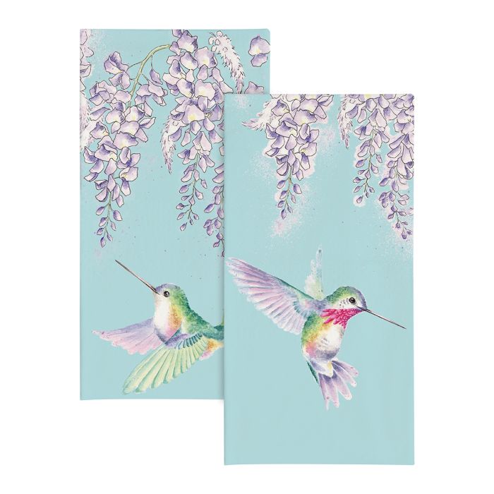 HUMMINGBIRD POCKET TISSUES-WISTERIA WISHES