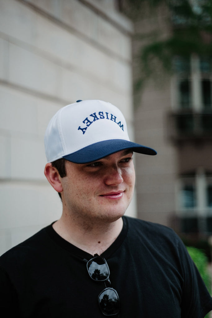 WHISKEY UPSIDE DOWN TWO-TONED VINTAGE HAT