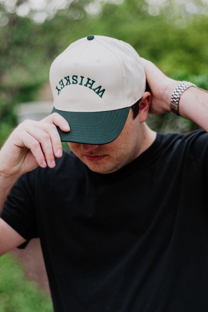 WHISKEY UPSIDE DOWN TWO-TONED VINTAGE HAT