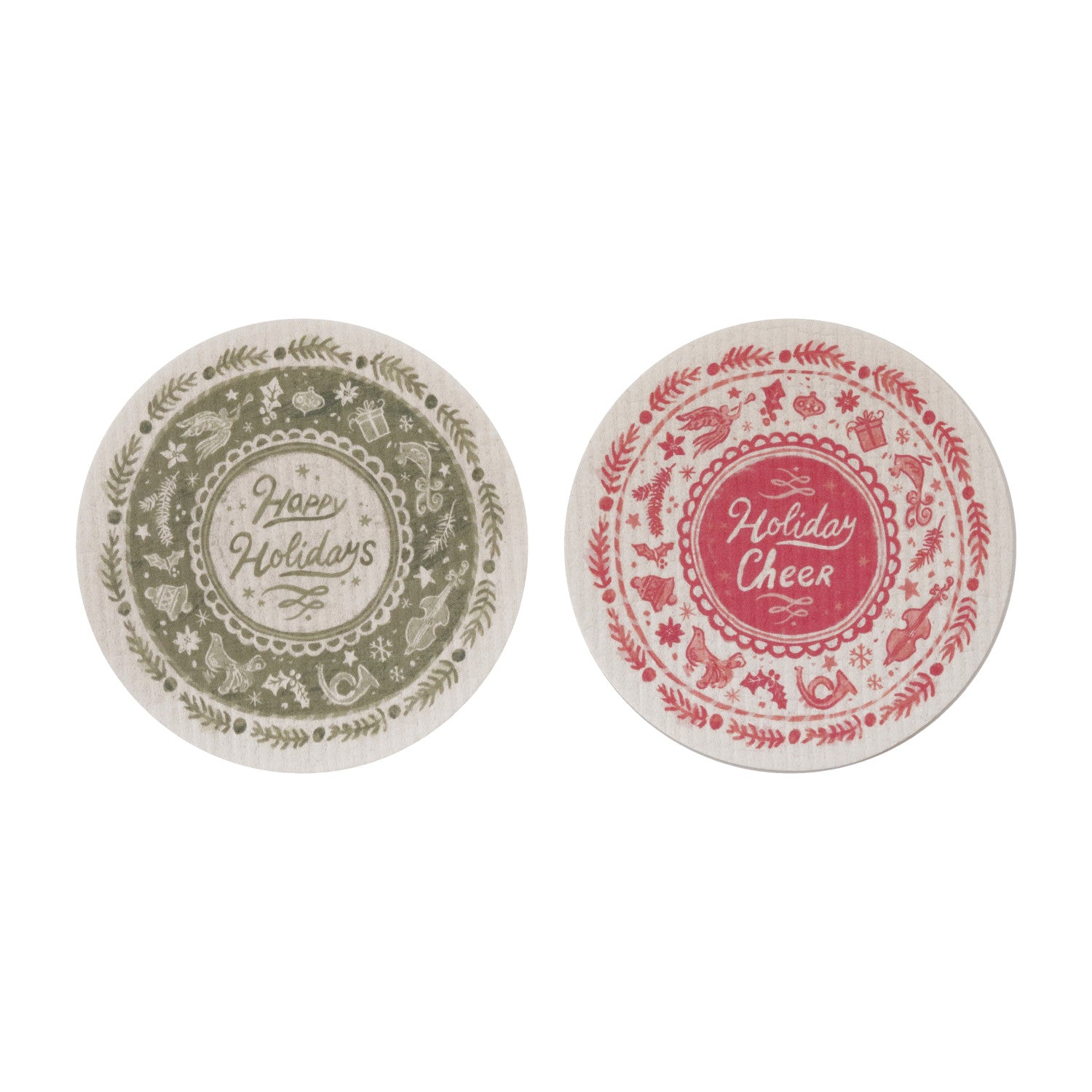 REUSABLE CELLULOSE SPONGE CLOTH HOLIDAY