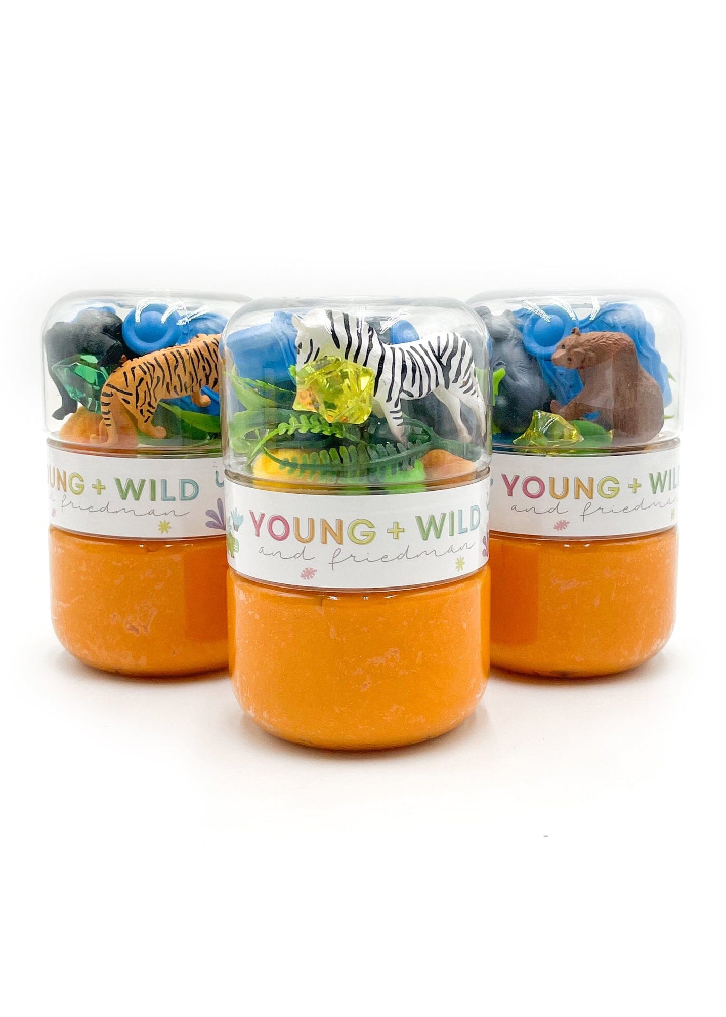 Grab & Go Dough Jar - Zoo