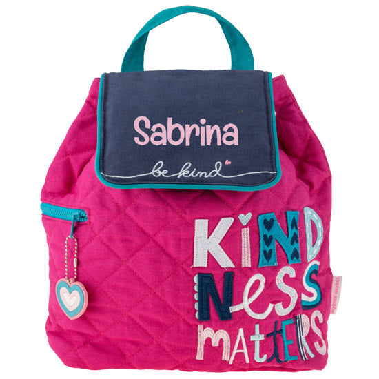 Quilted Backpack - Kindness