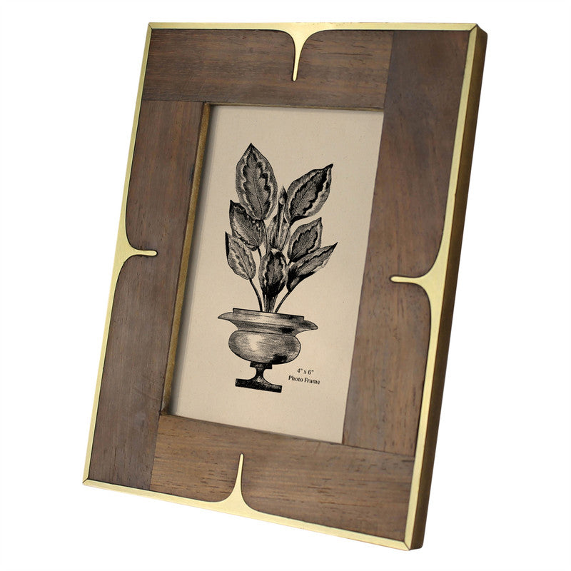 BRASS PICTURE FRAME -HORIZONTAL 4X6