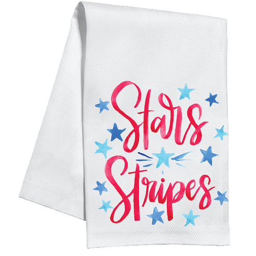 kitchen towel stars & stripes