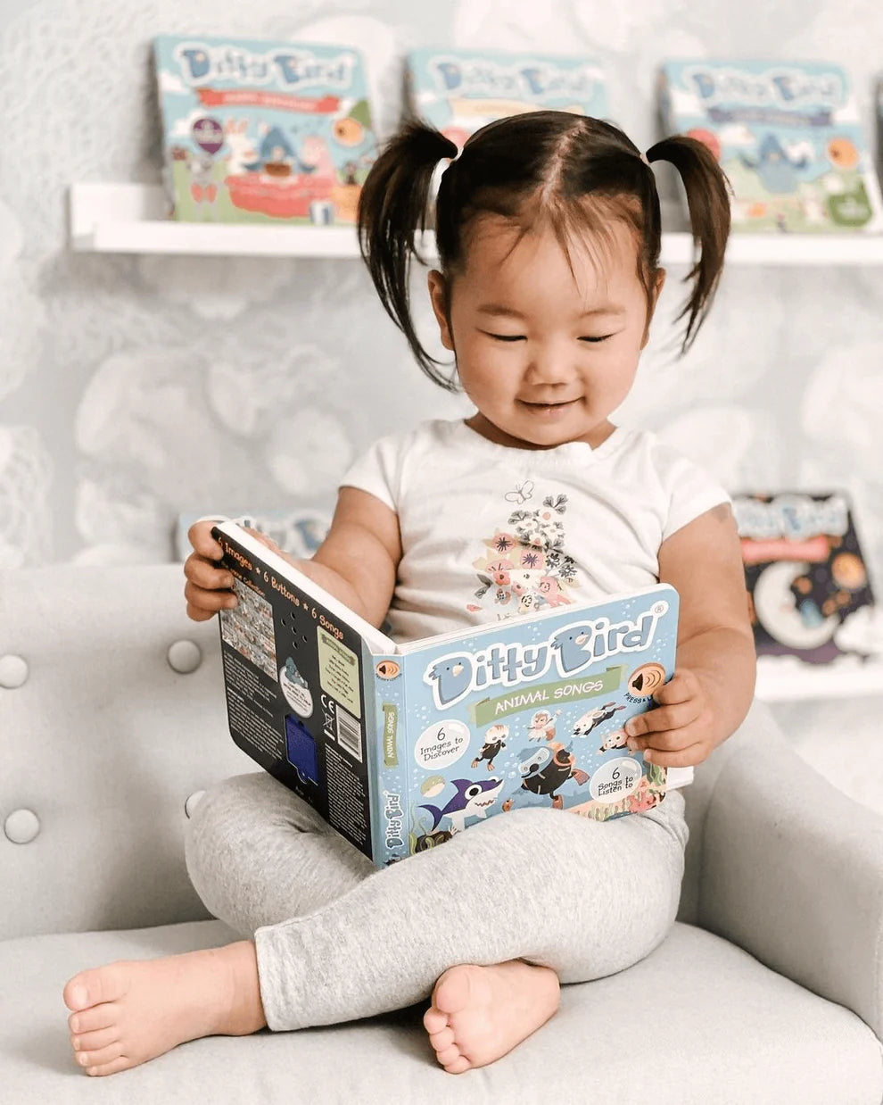 DITTY BIRD-ANIMAL SONGS-RECHARGEABLE MUSICAL BOOK