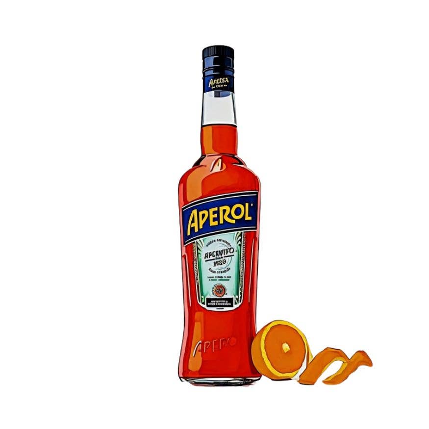 Acrylic Napkin Weight, Orange Cocktail