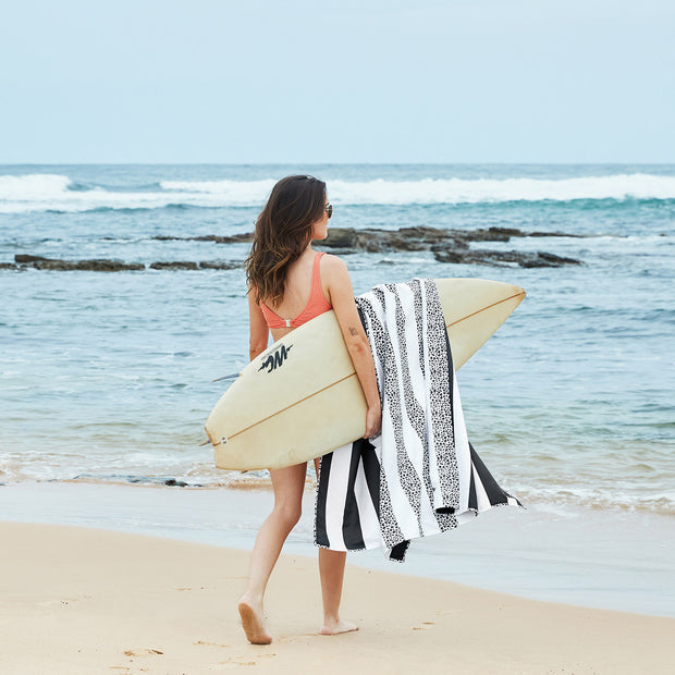 QUICK DRY BEACH TOWEL-XL-DALMATION