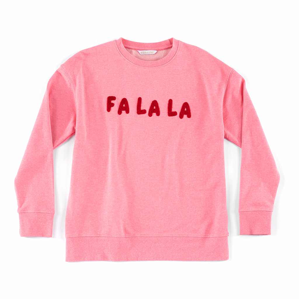 FA LA LA Sweater, Bubblegum - Small