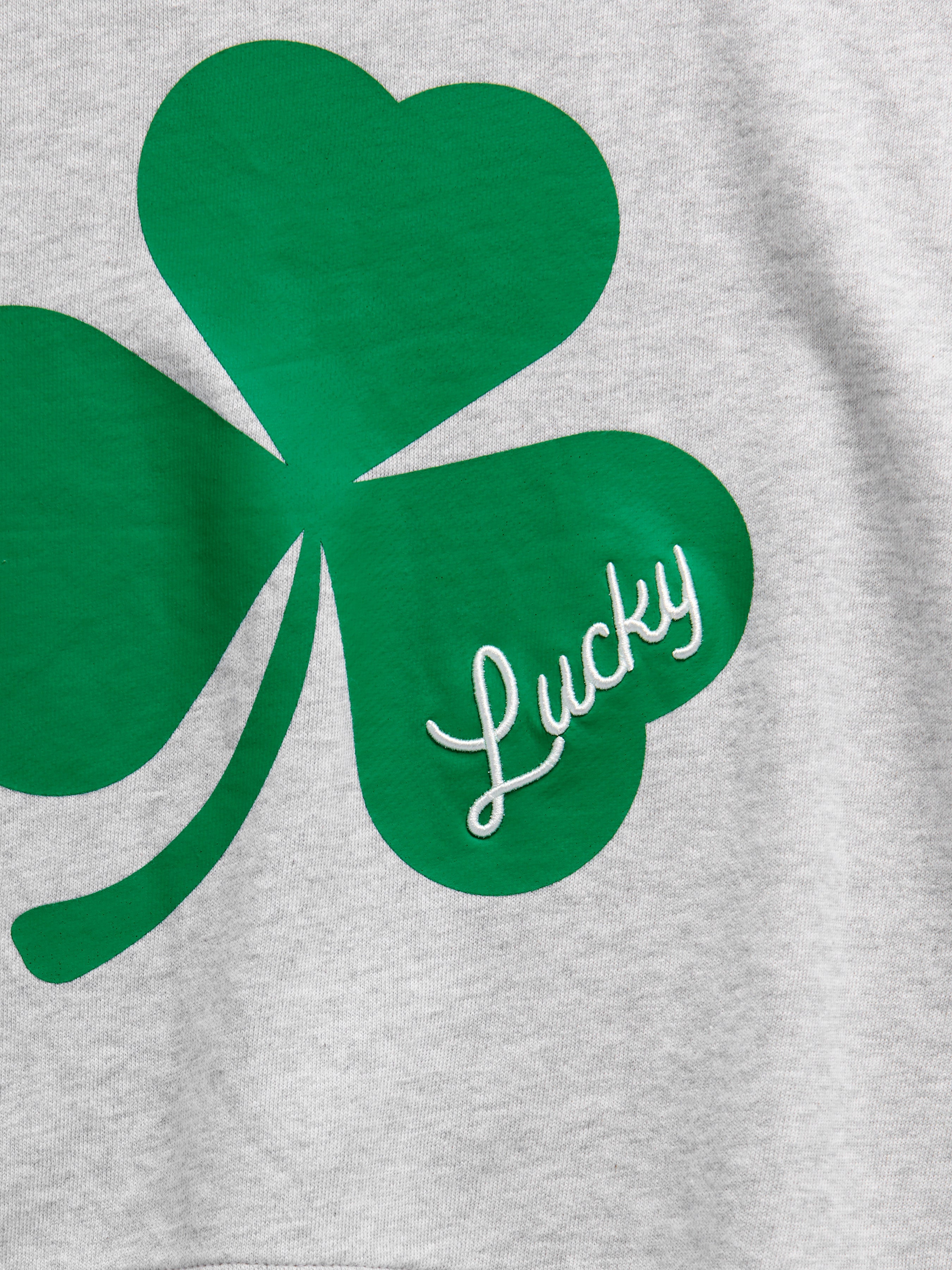 SHAMROCK LUCKY RELAXED SWEATSHIRT-SMALL