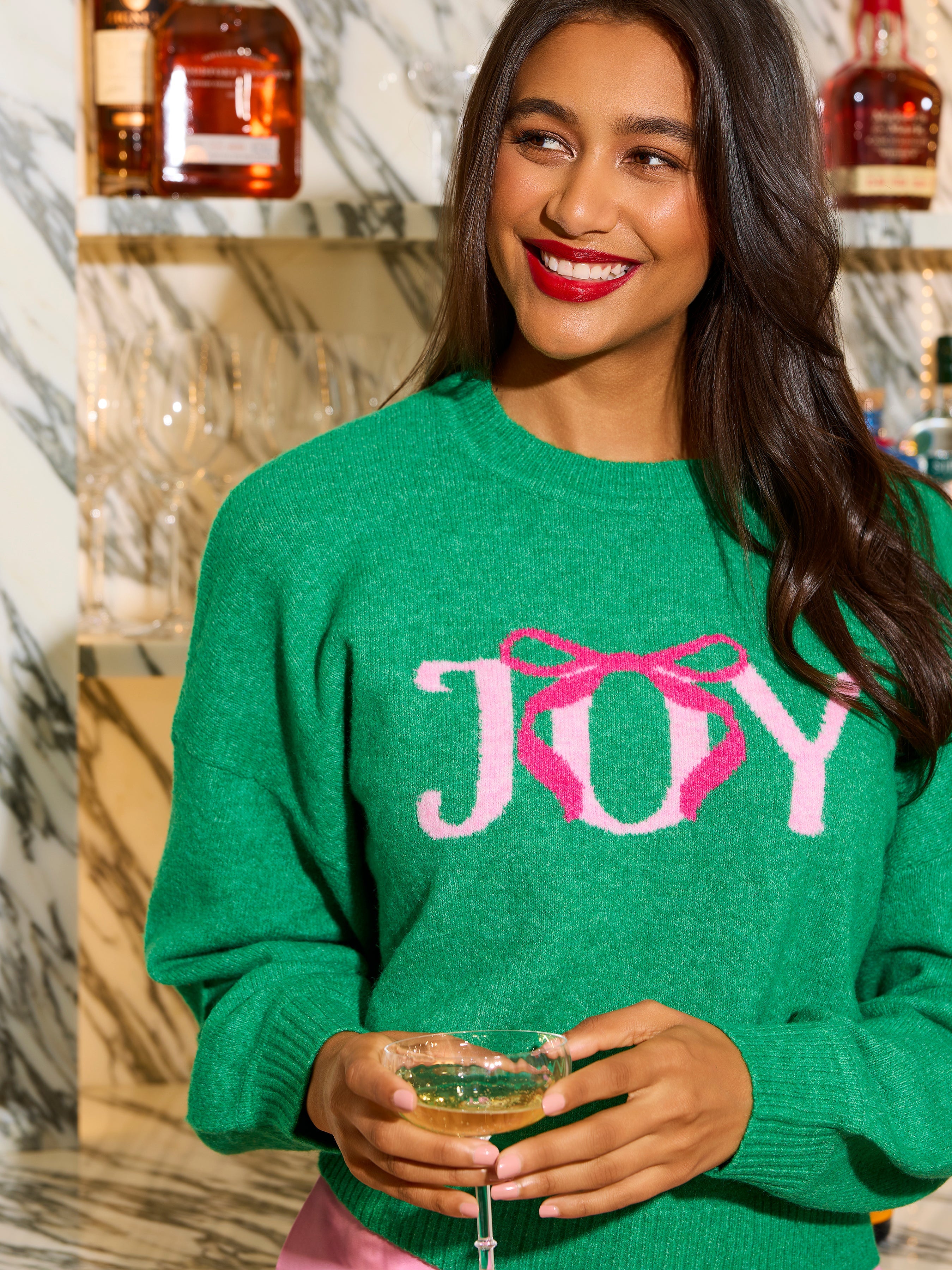 JOY Sweater, Green - Small