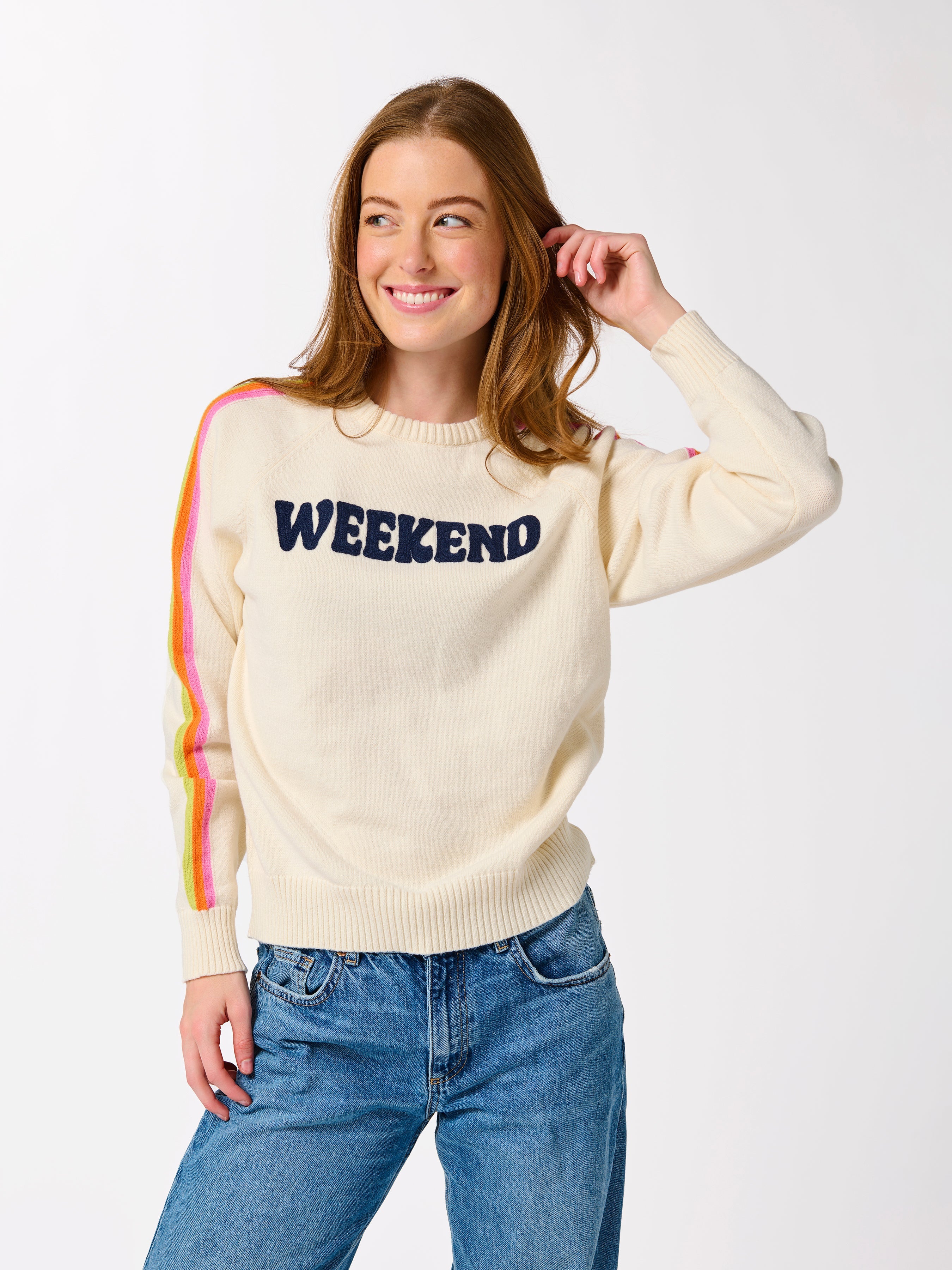 Weekend Sweatshirt, Ivory - Large