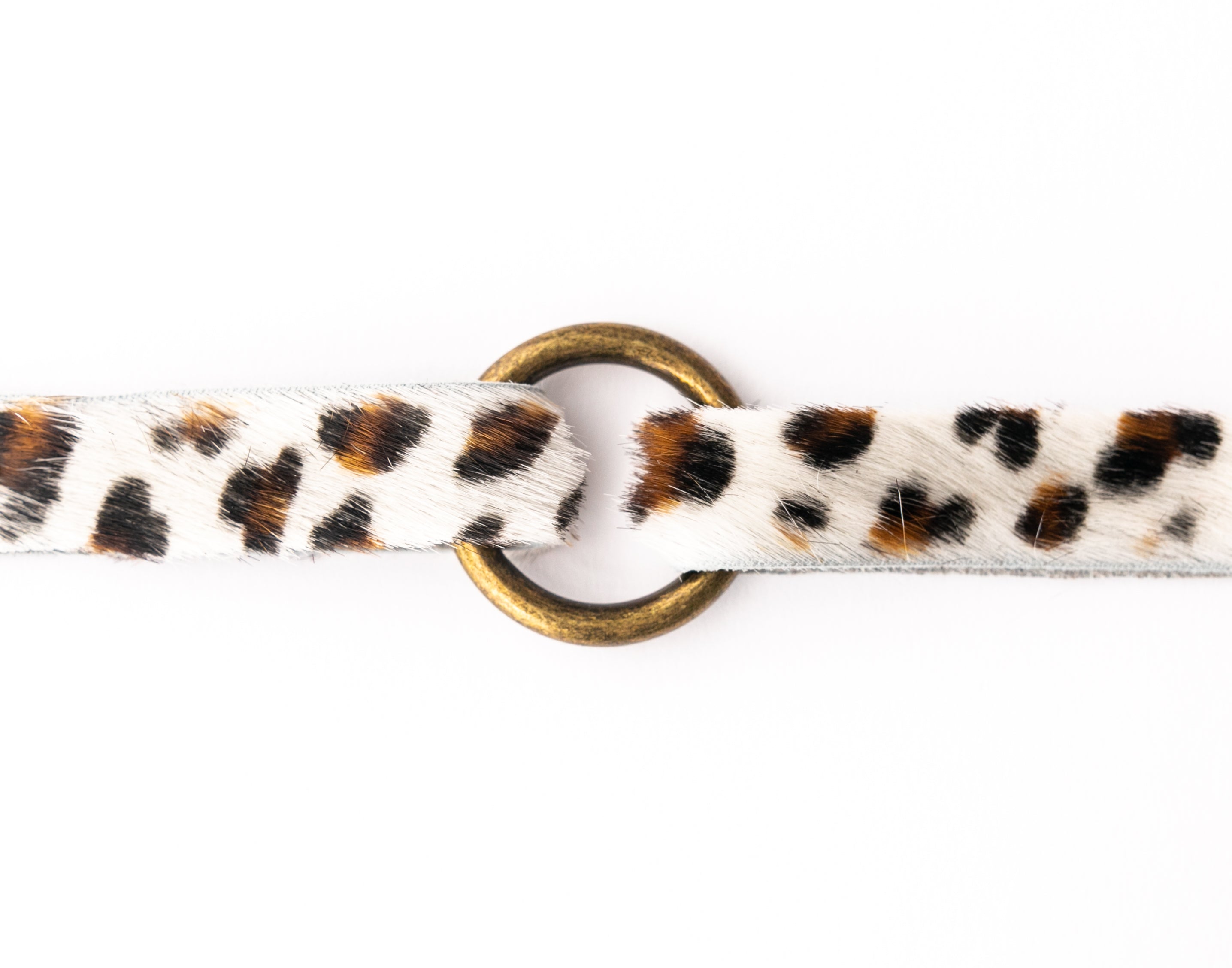 SPOTTED IN WHITE LEATHER BRACELET REGULAR