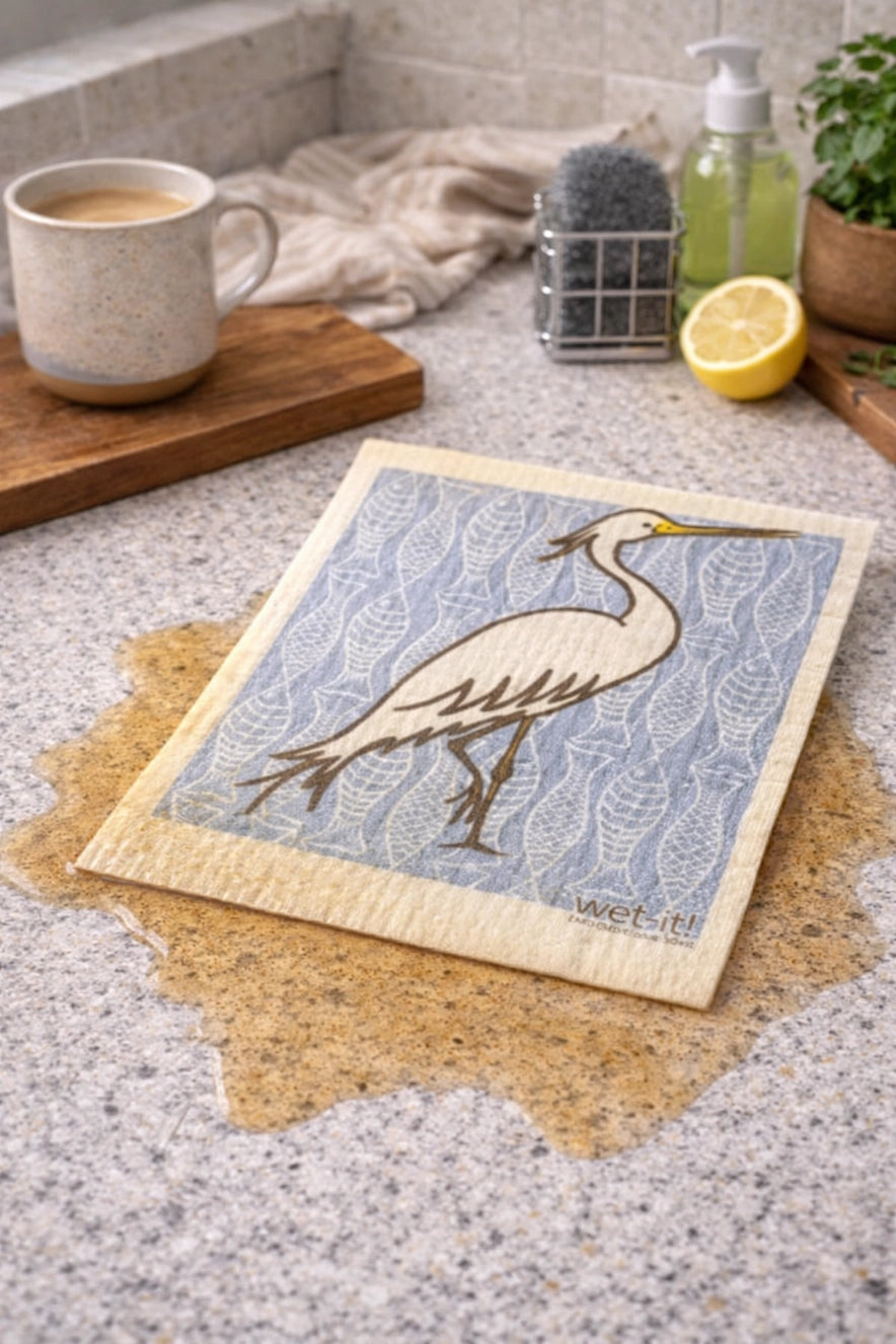 Hungry Heron Swedish Cloth