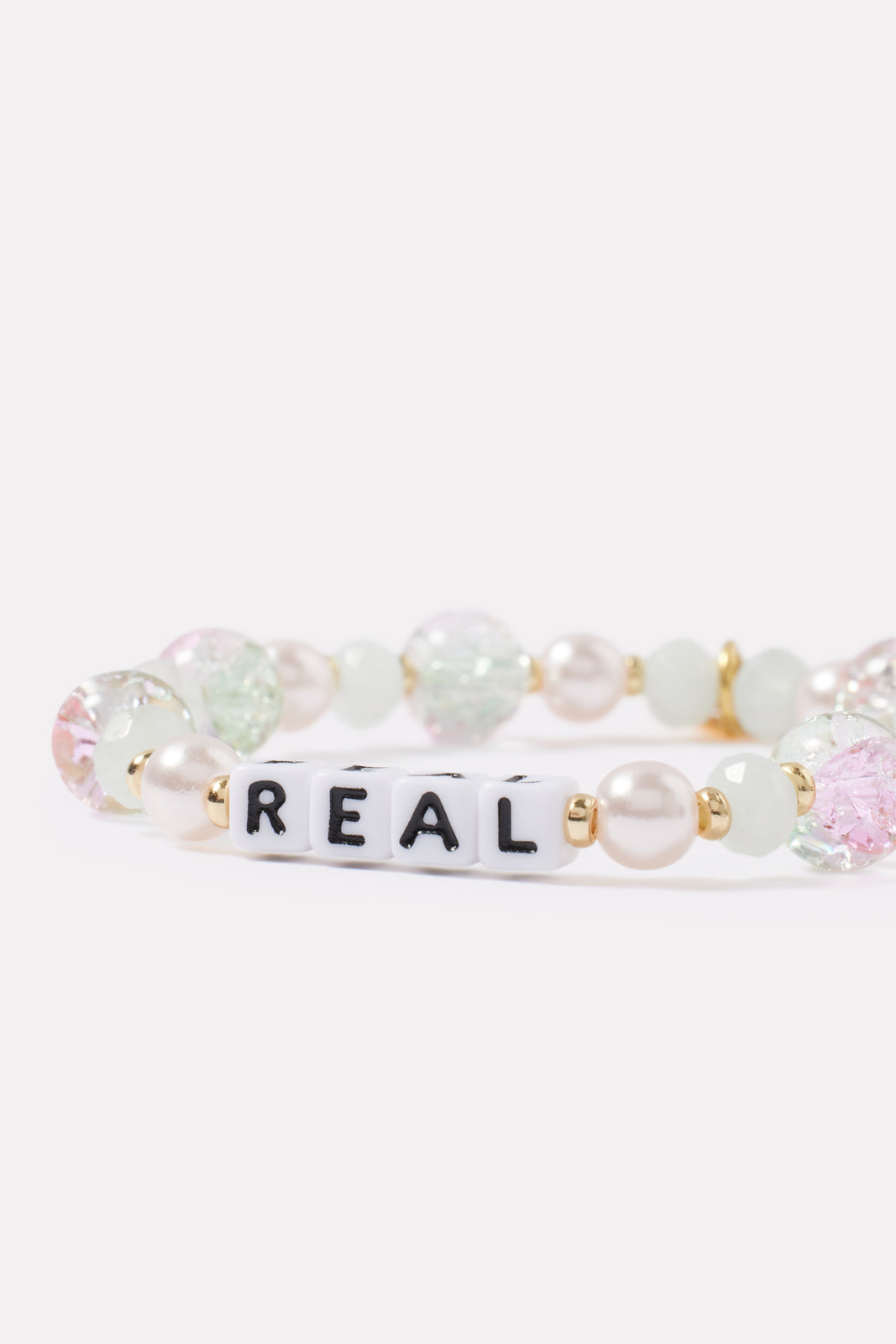 WHITE-REAL-LOVEY DOVEY BRACELET