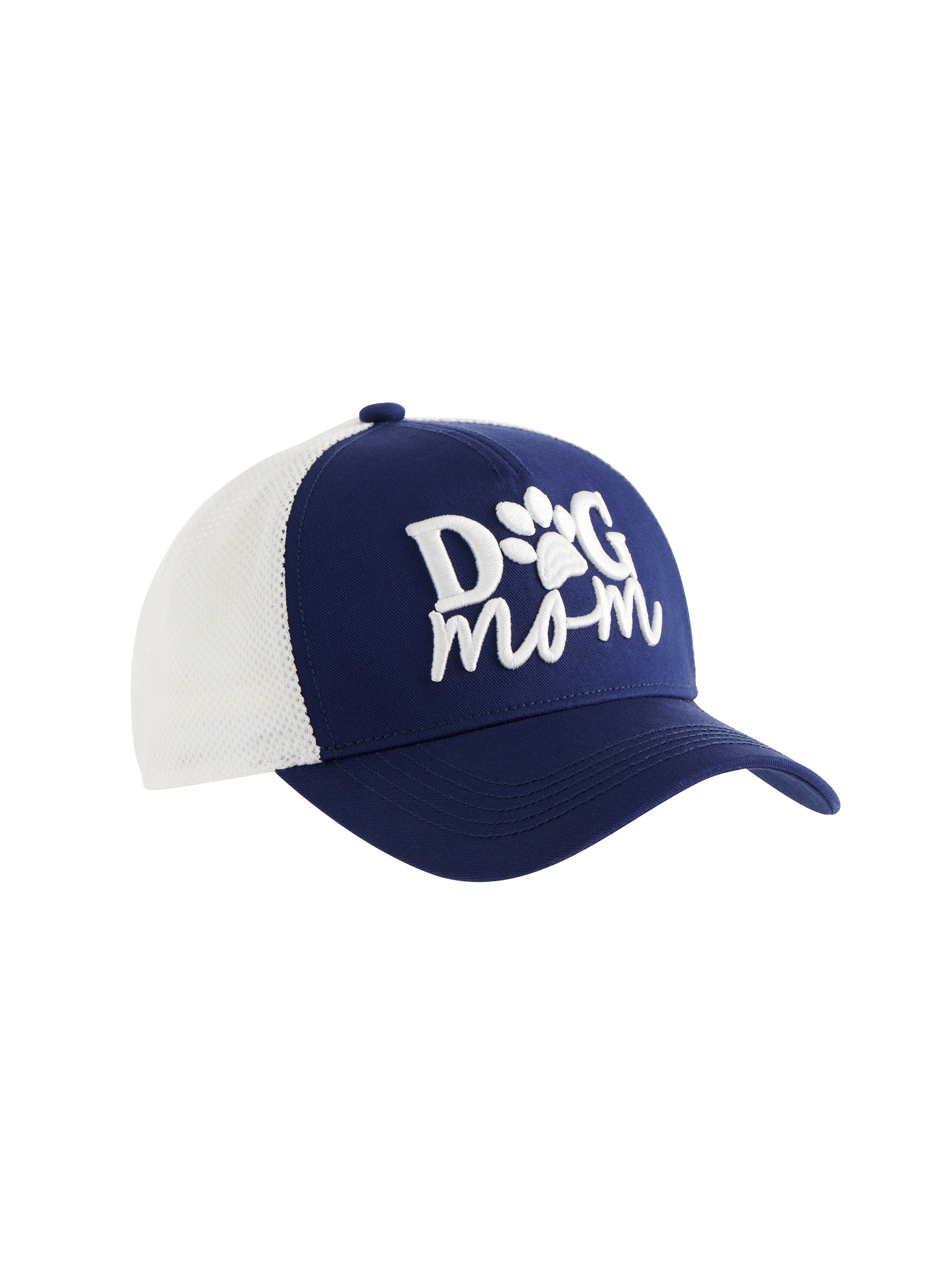 Dog Mom Trucker Hat, Navy