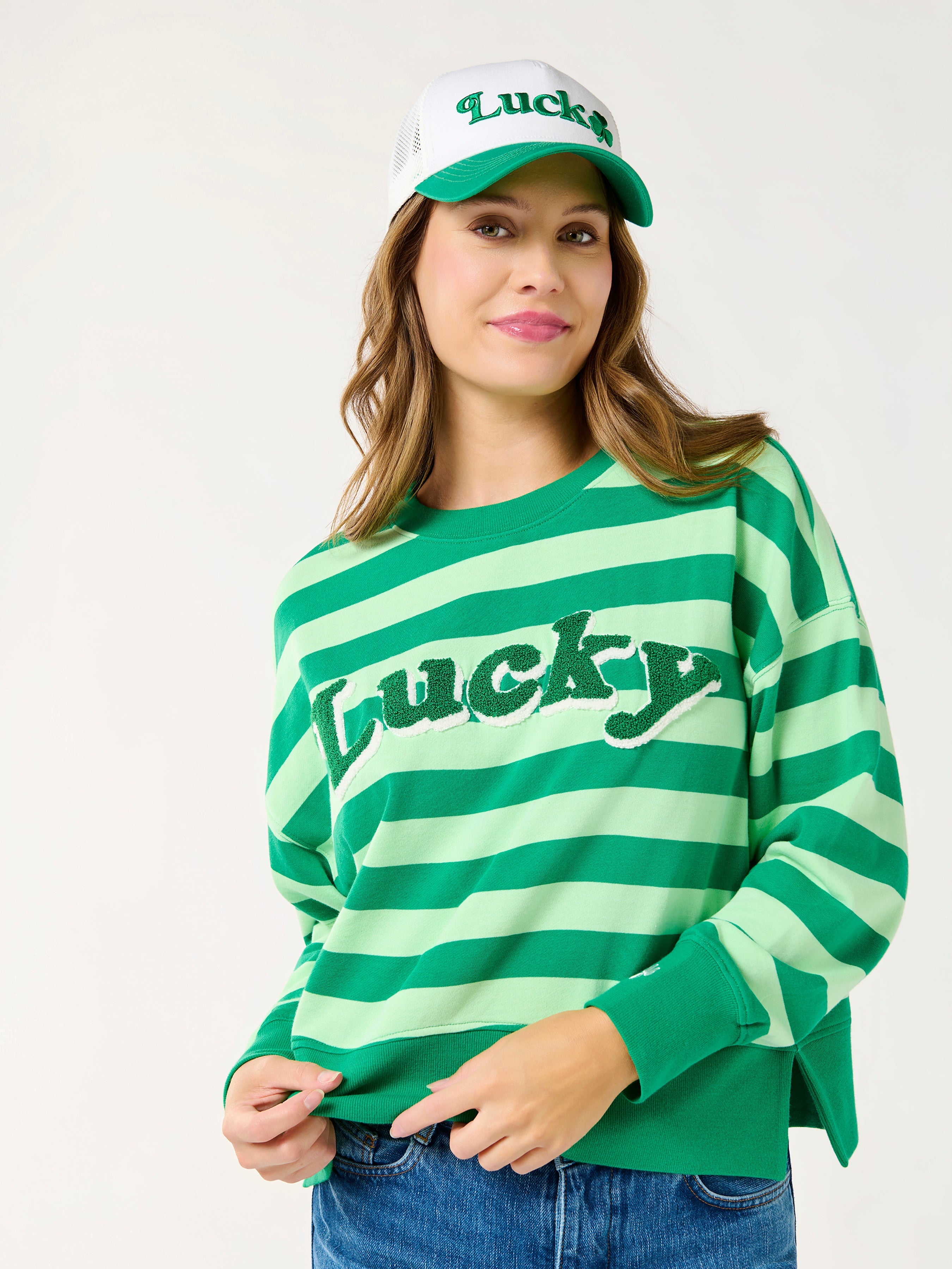 LUCKY SHAMROCK TRUCKER HAT
