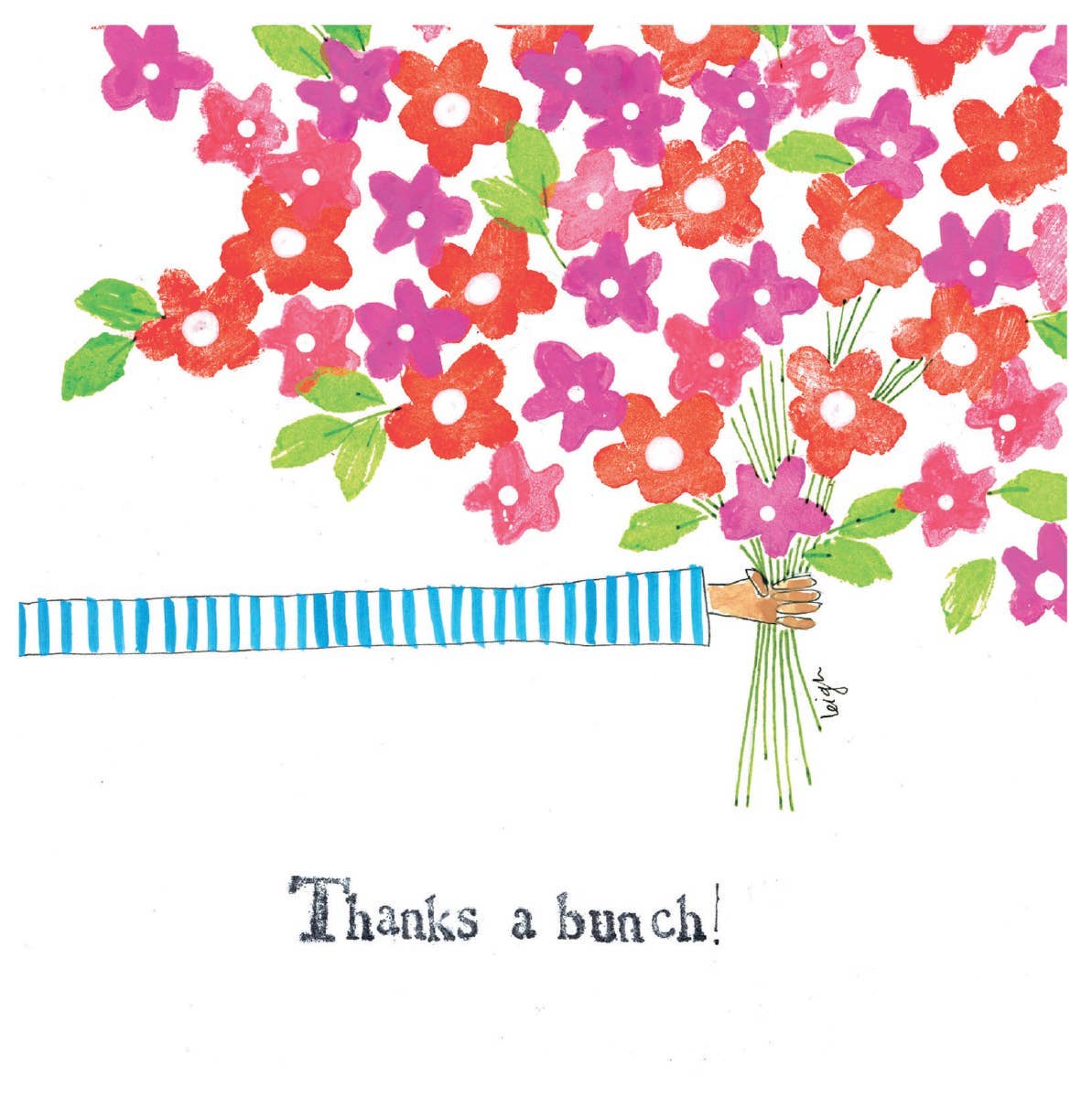 Thanks a Bunch - Thank You Greeting Card