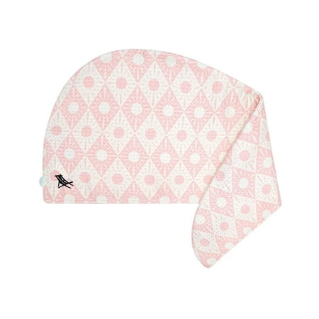 Hair Wrap - Classic Waffle - Diamond Pink