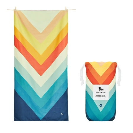 Quick Dry XL Towel - Chevron Chic