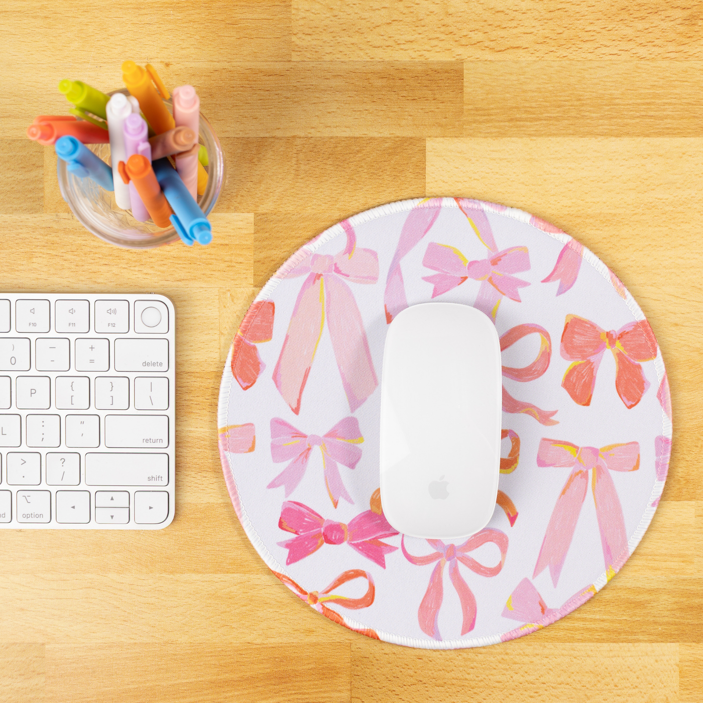 Pink Bows Mousepad
