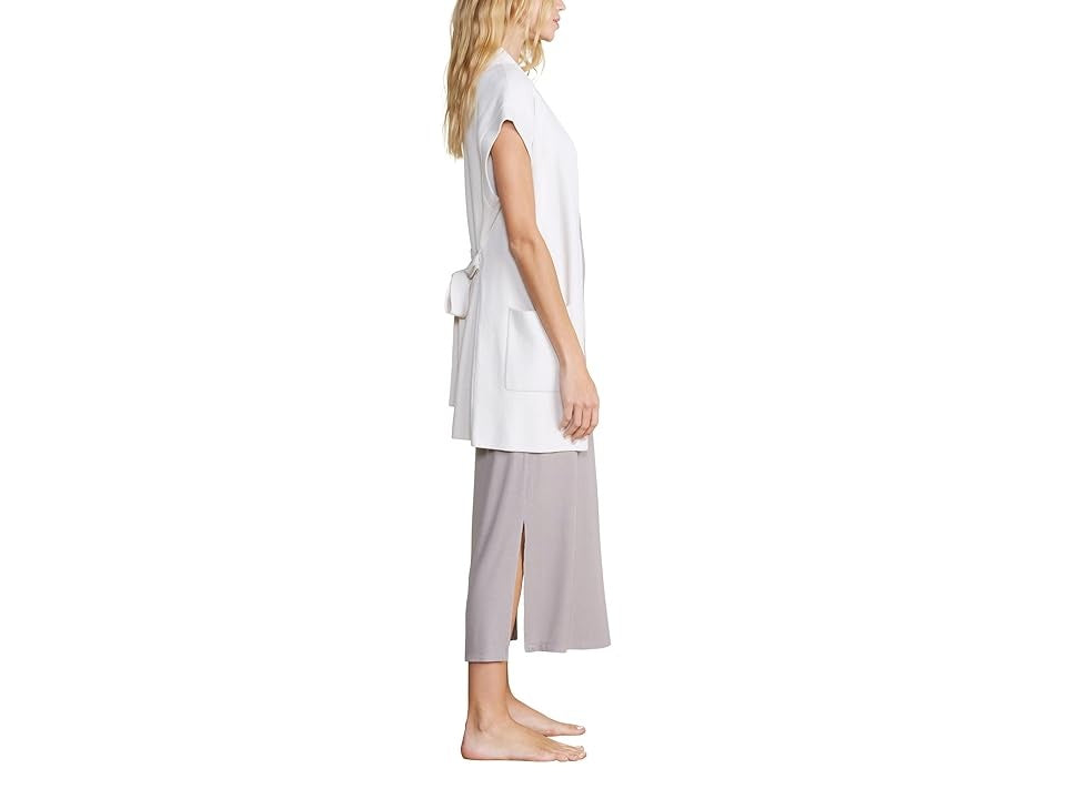 Cozy Chic UL Waist Tie Vest - Sand Dune - Sm.