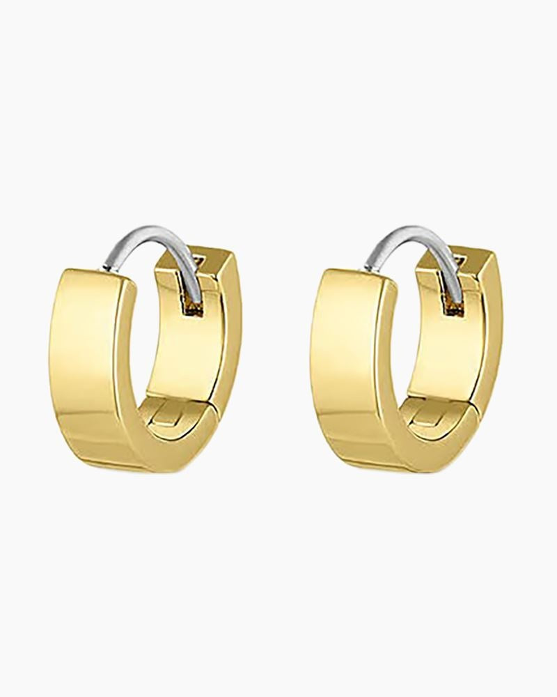 Rose Huggies (gold) - Stainless Steel Posts