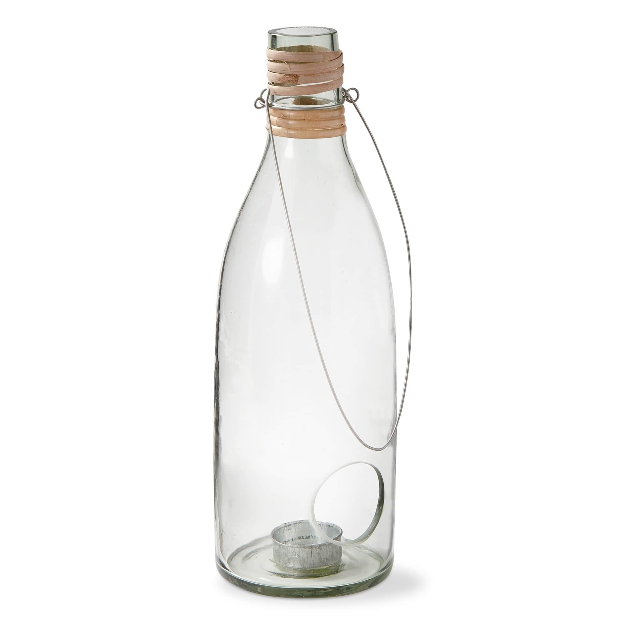 Recycled Blown Glass Lantern - Lg.