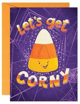 Sweet and Corny Halloween Card