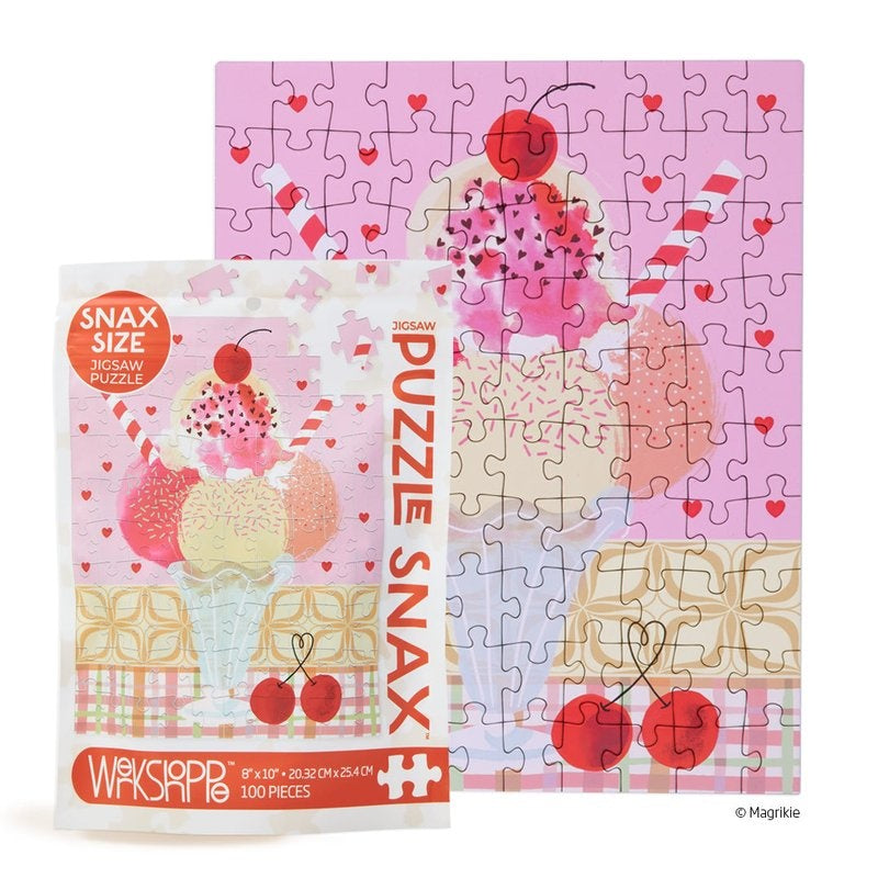 Cherry Sundae - 100 pc Puzzle Snax
