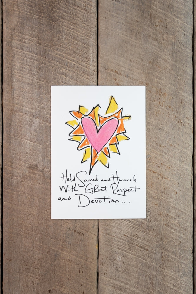 Greeting Card - Sacred