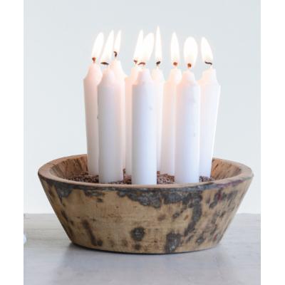 4.75" H Unscented Short Tapered Candle (set of 12)