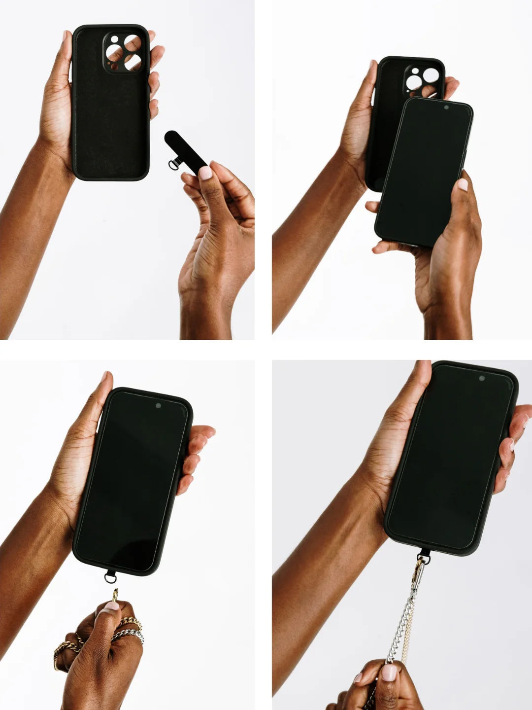 Kelsey Phone Chain/Necklace/Purse Chain/Belt Mixed Metal 4 in 1