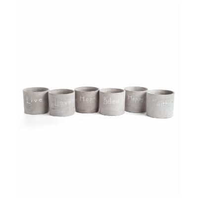 LIFE IS GRAND PLANTER GREY
